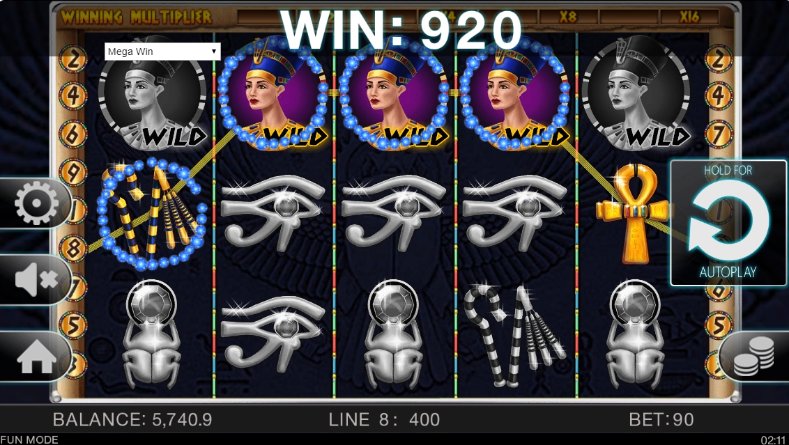 дикий символ слота Egypt Adventures