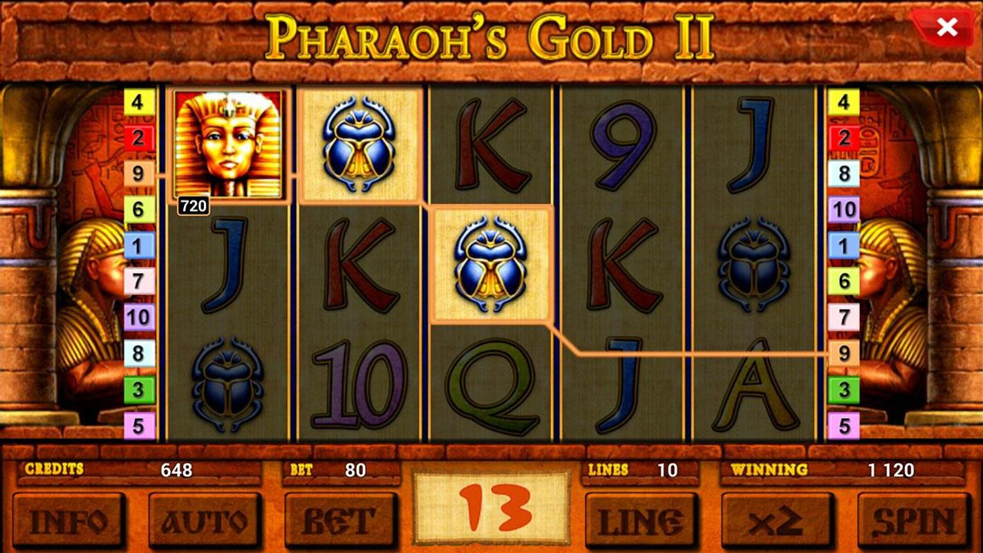 ставки в слоте Pharaoh's Gold 2