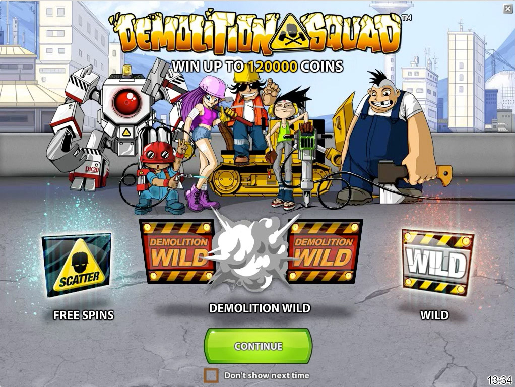 Игровой автомат Demolition Squad от NetEnt