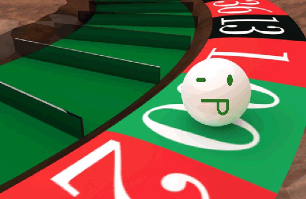 эффект прыгающий шарик в игре рулетка