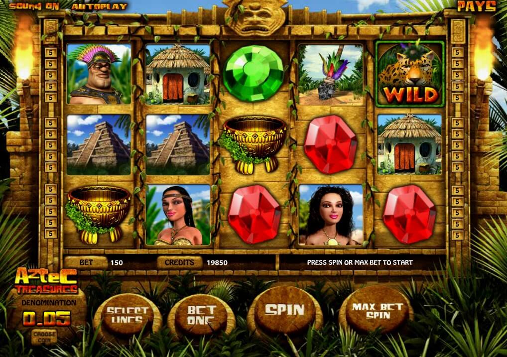 слот из серии gaminator Aztec Treasure