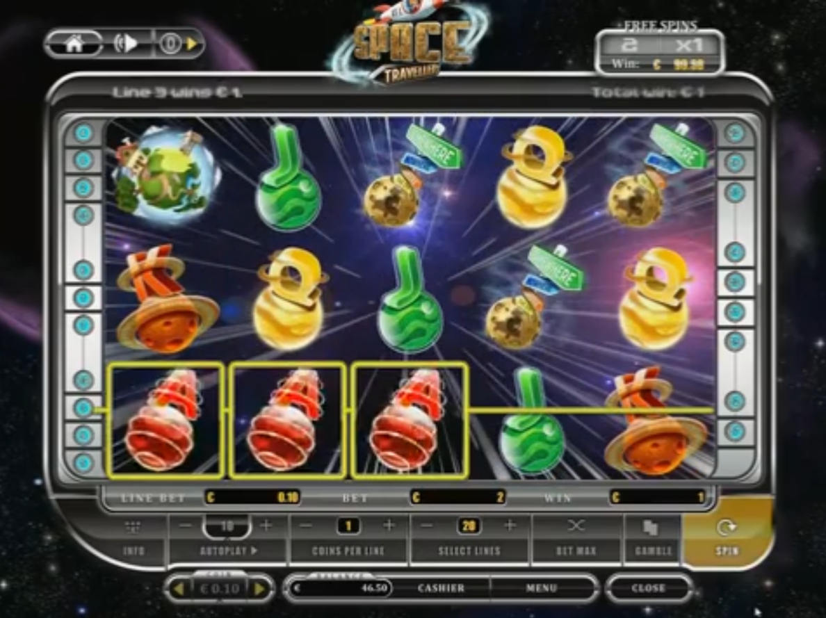 символы игрового автомата Space Traveller