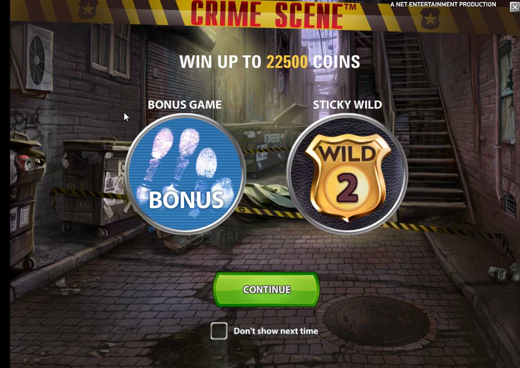 Игровой автомат Crime Scene от NetEnt