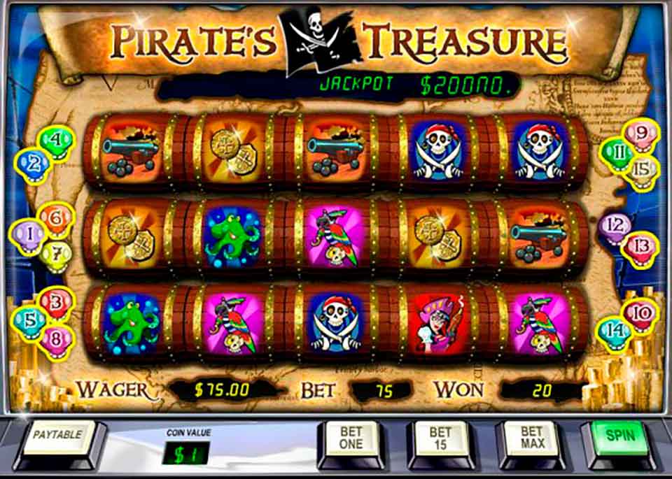 Игровой автомат Pirates Treasure