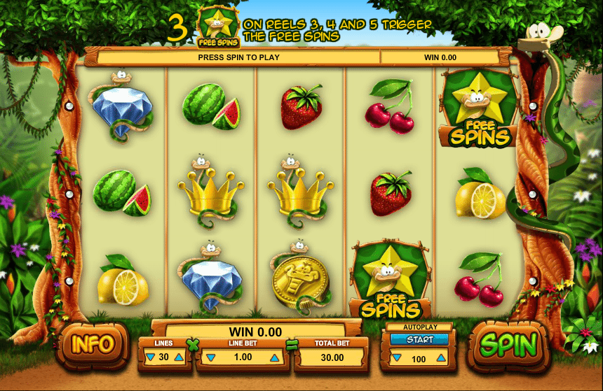 SnakeSlot бесплатные спины