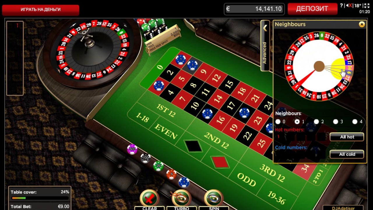 игровой процесс European Roulette Gold