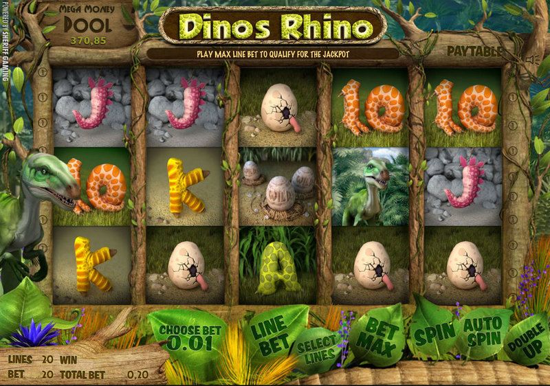 Игровой автомат Dinos Rhino (Динозавр-носорог)