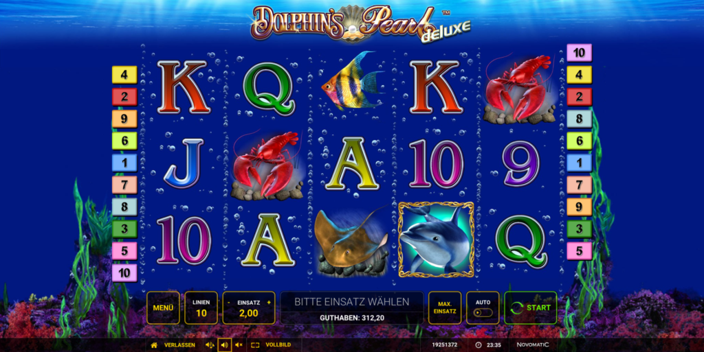 символы слота Dolphin's Pearl Deluxe