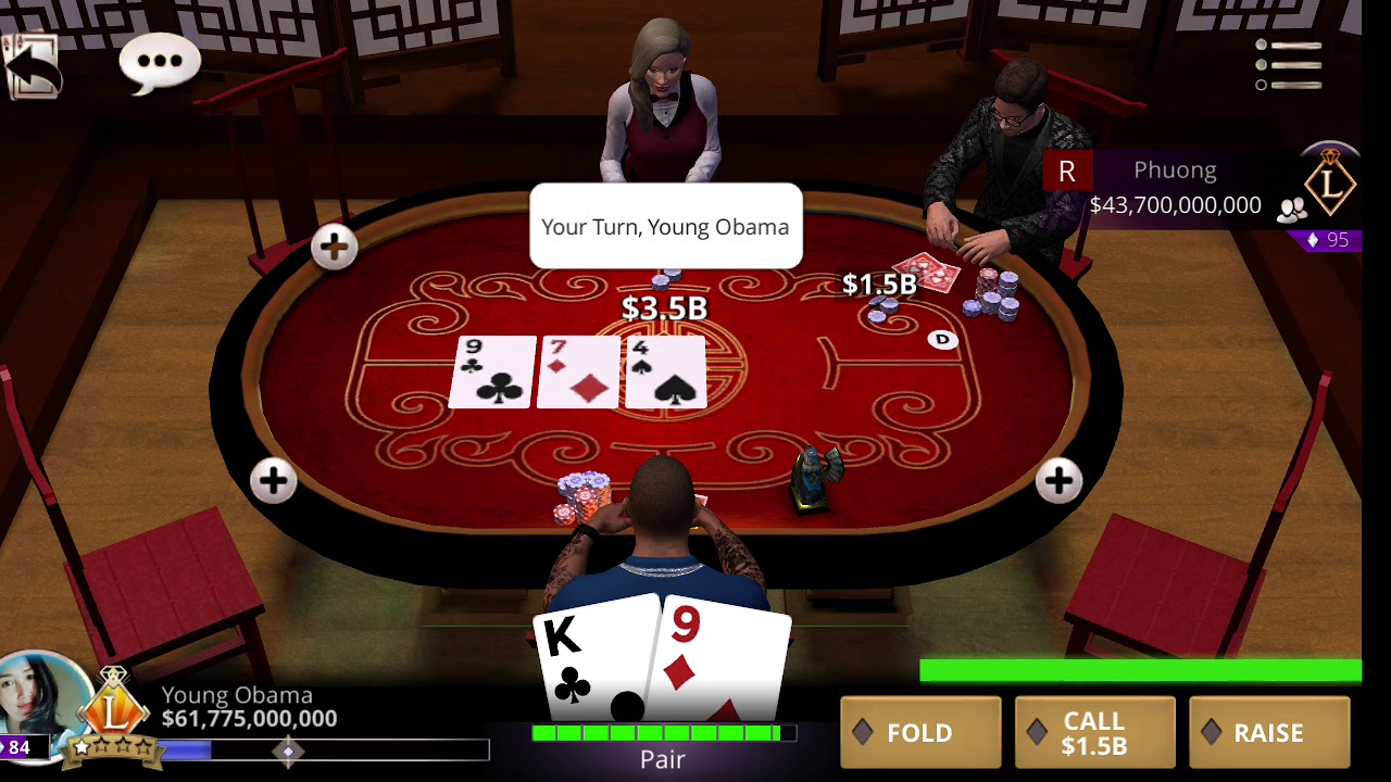 Покер - игра на условные деньги