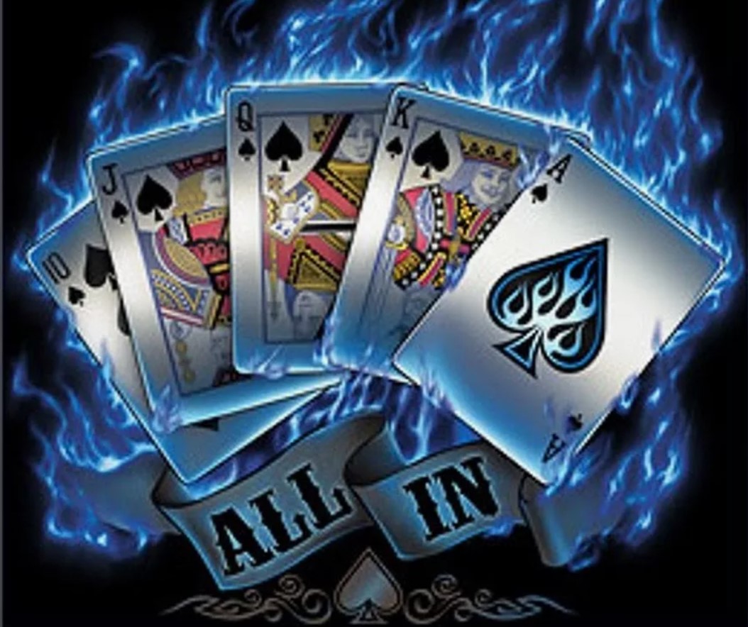 Комбинация флэш-рояль в видеопокере