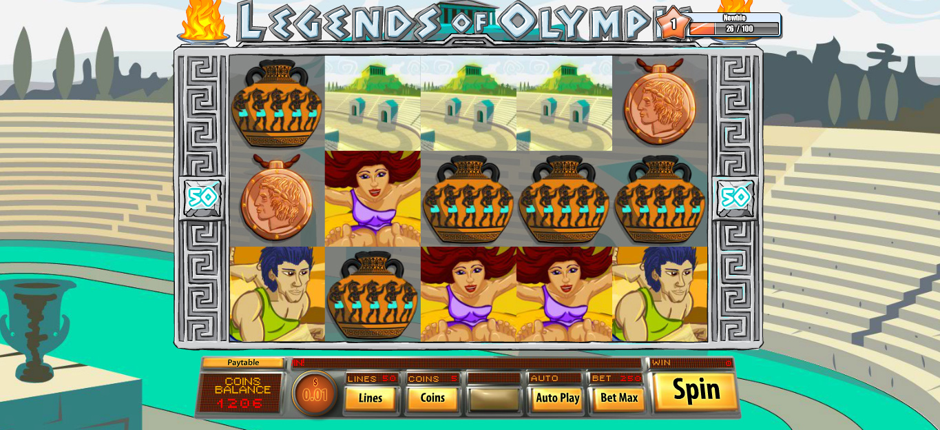 Символы слота Легенды Олимпа