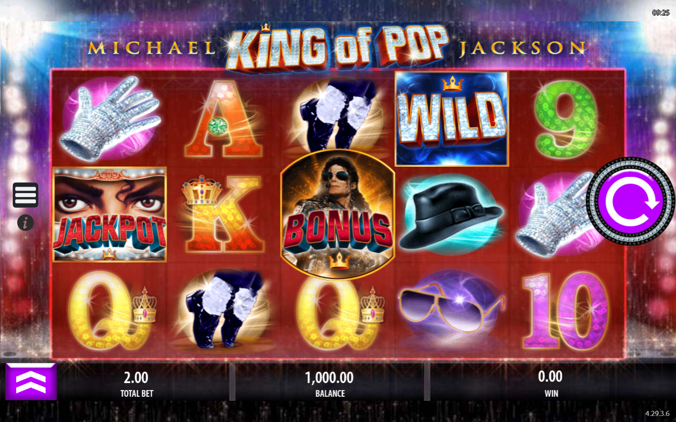 символы в слоте Майкл Джексон