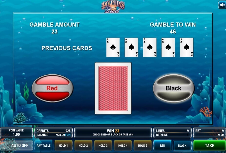 риск игра слота Dolphins Pearl