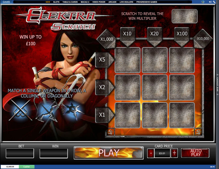 Игровой автомат Elektra от Playtech