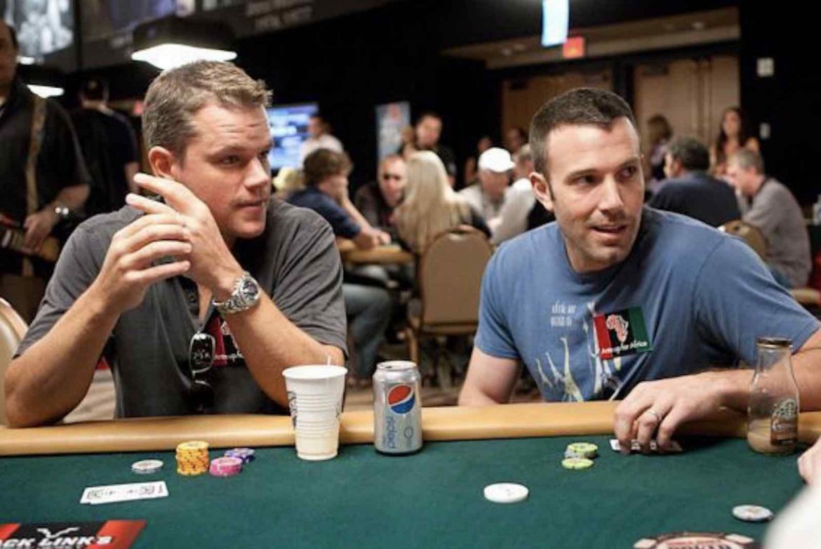 Мэтт Деймон и Бен Аффлек играют в покер