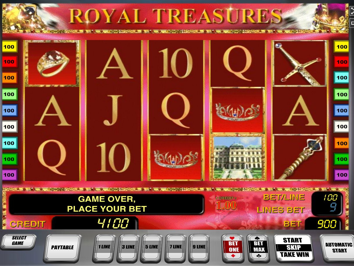характеристика автомата Royal Treasures