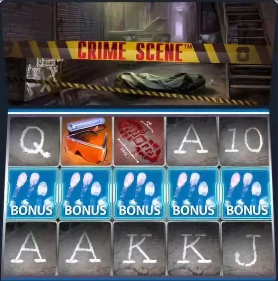 бонус игра в слоте Crime Scene