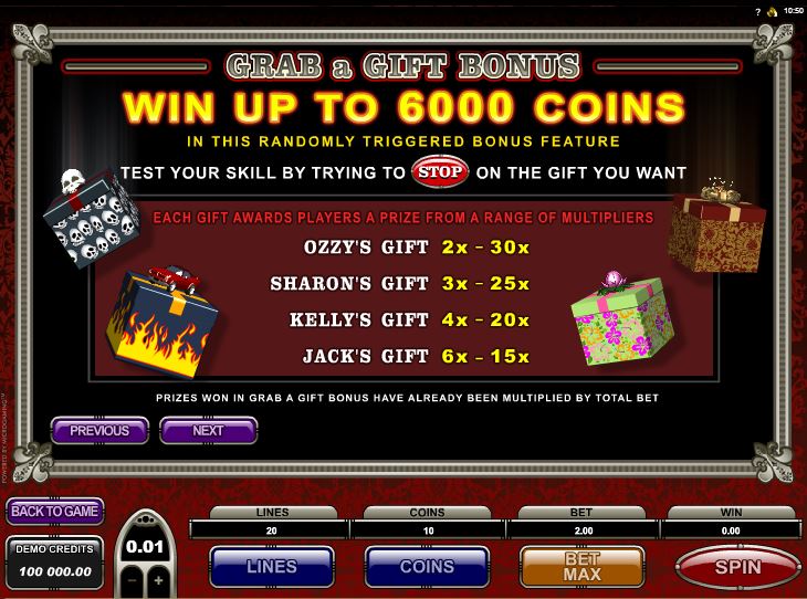 призовой раунд игрового втомата Осборны