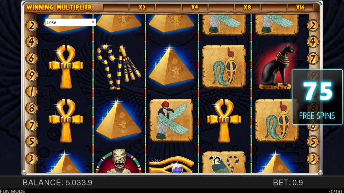 символы игры Egypt Adventures