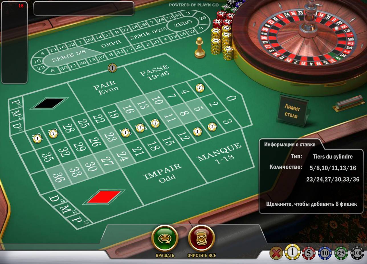 стадии развития игры рулетка