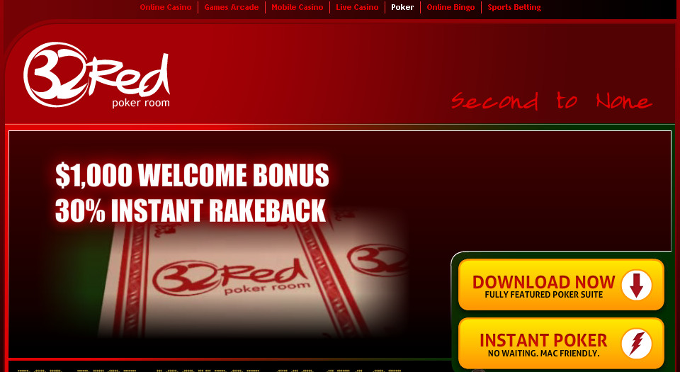 стартовый бонус в 32Red casino