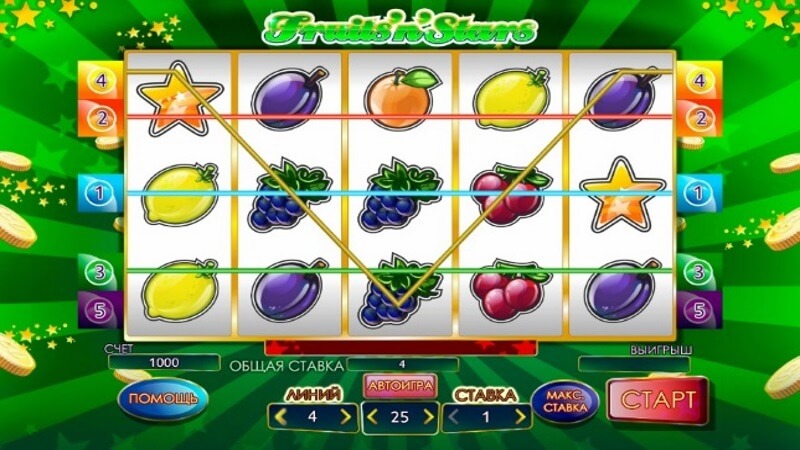 fruitsnstars бонус игра