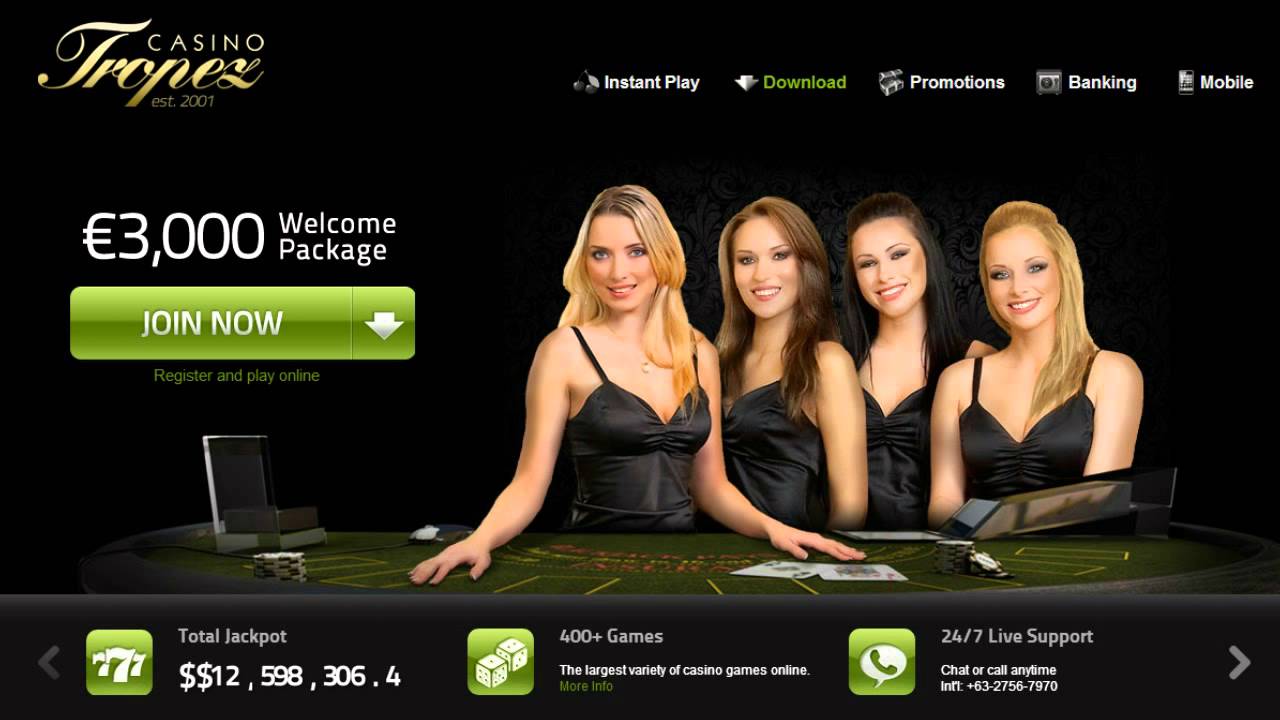 приветственный бонус казино Тропез