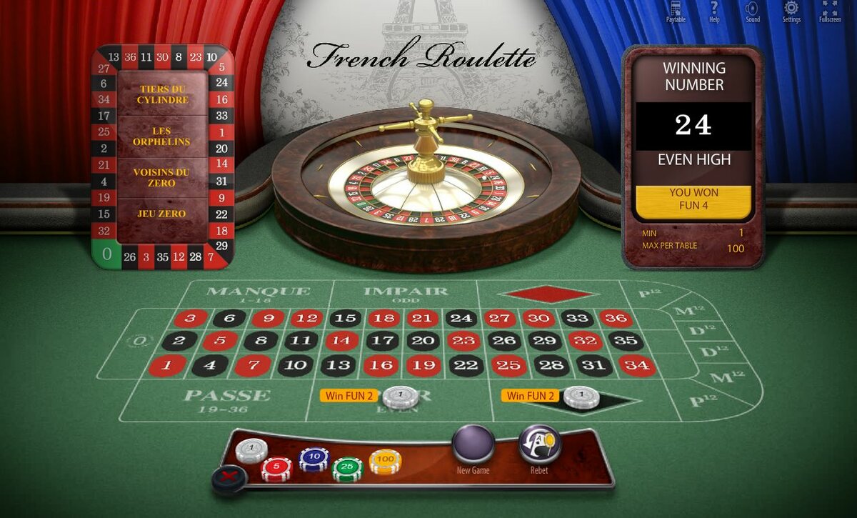 версия онлайн игры French Roulette