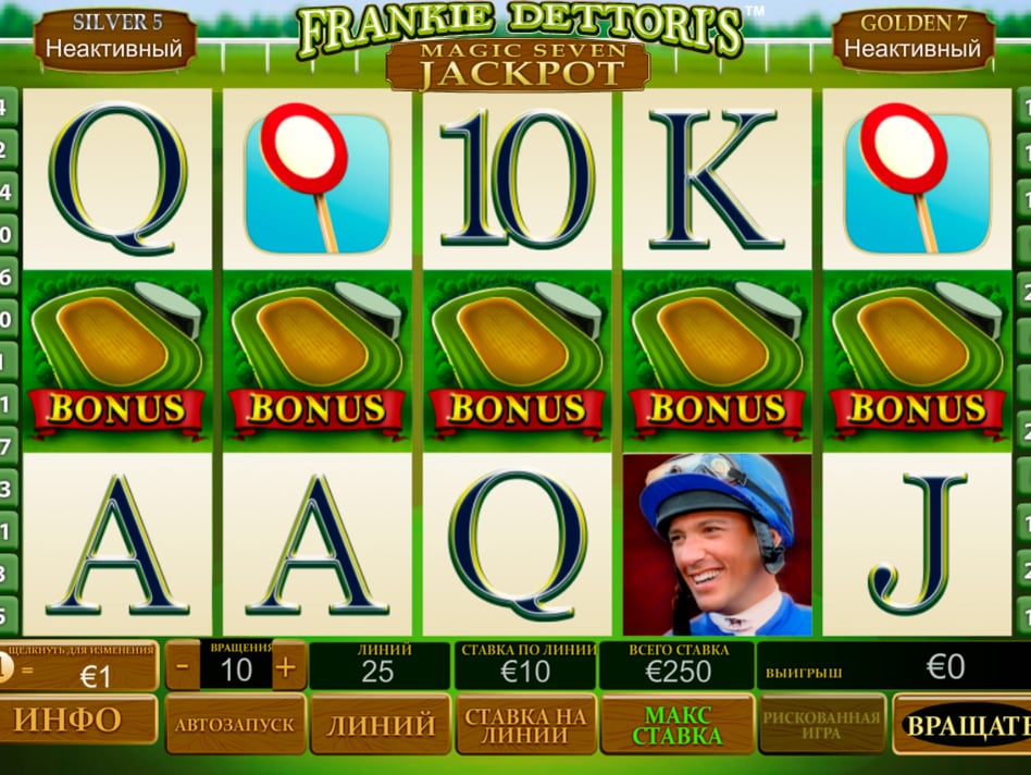 бонусный раунд игрового автомата Фрэнки Деттори