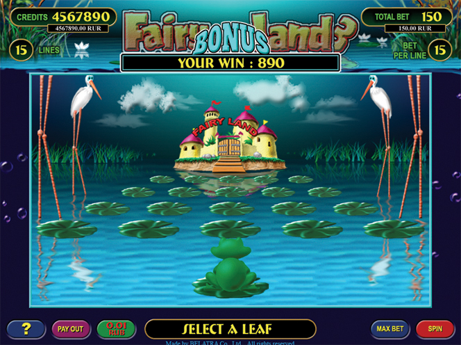 Игровой автомат Fairy Land бонус игра