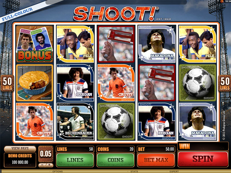 символы игрового автомата Shoot