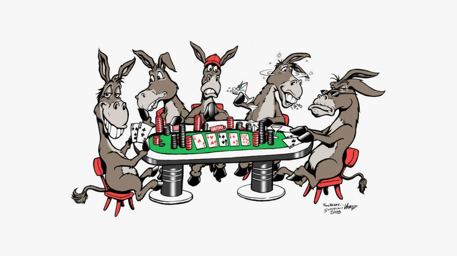 Карикатура большая игра