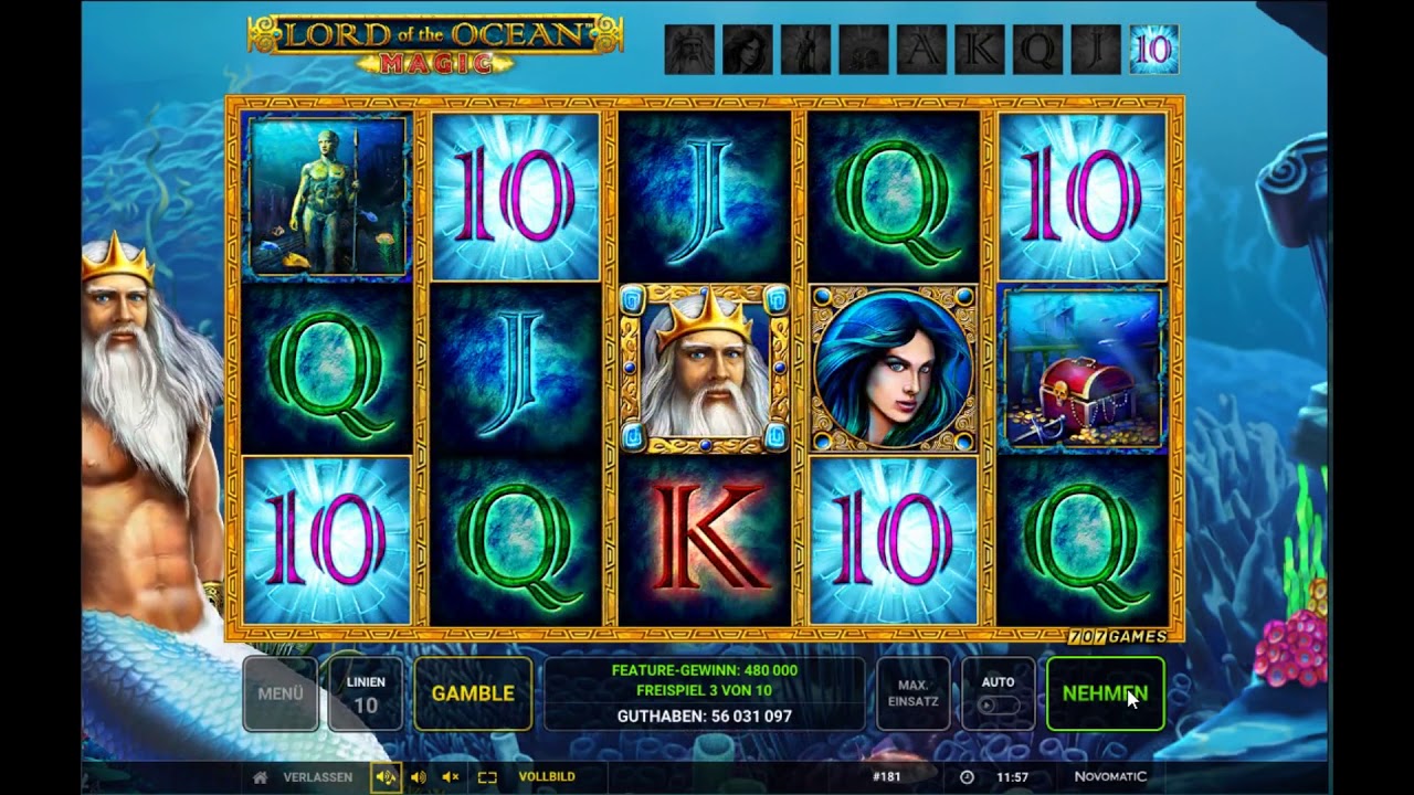 символы слота Повелитель океана